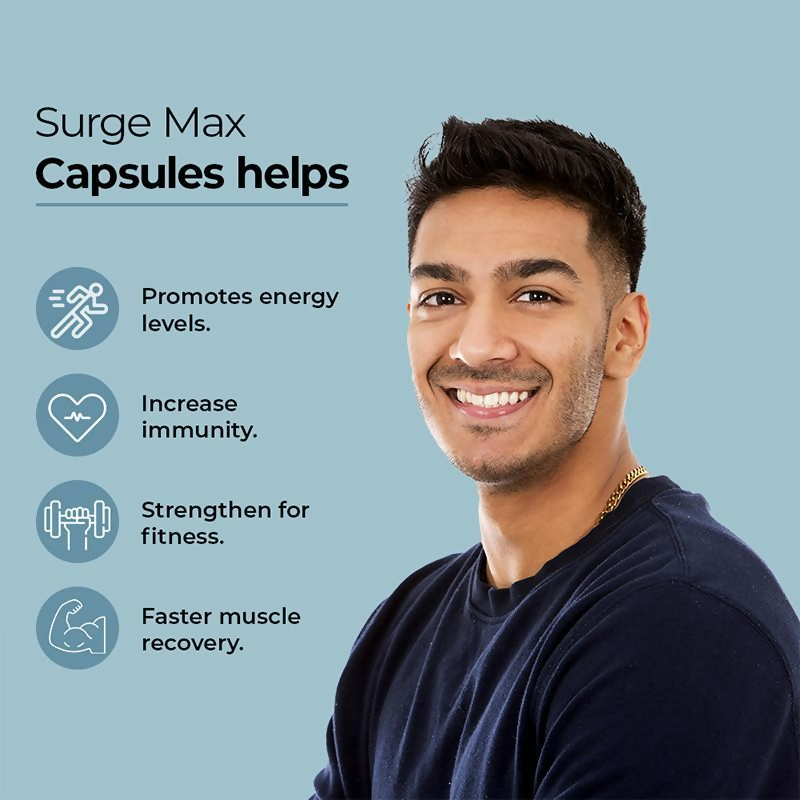 Mars By GHC Surge Max with Sj & Ashwagandha Capsules - Distacart