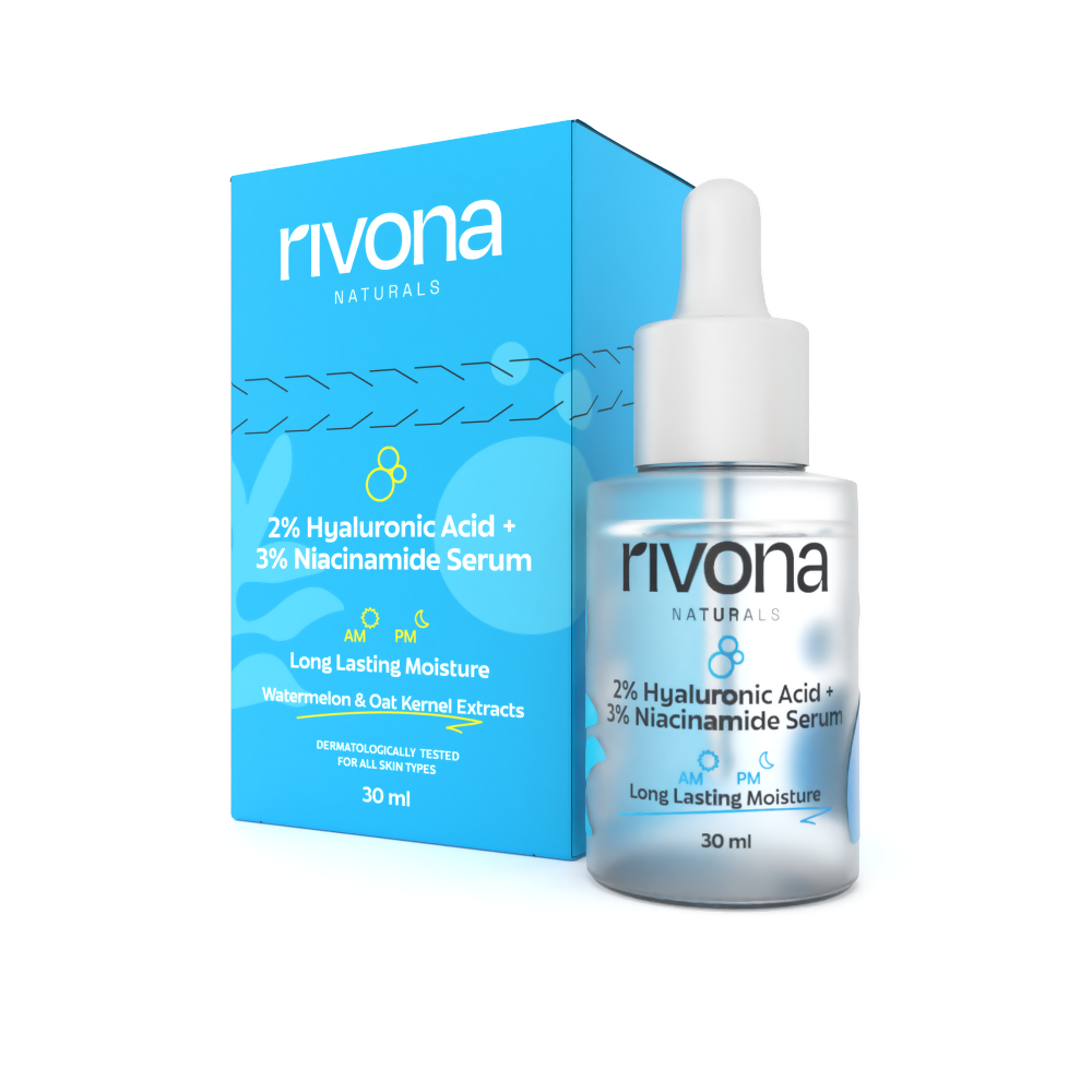 Rivona Naturals 2% Hyaluronic Acid + 3% Niacinamide Face Serum