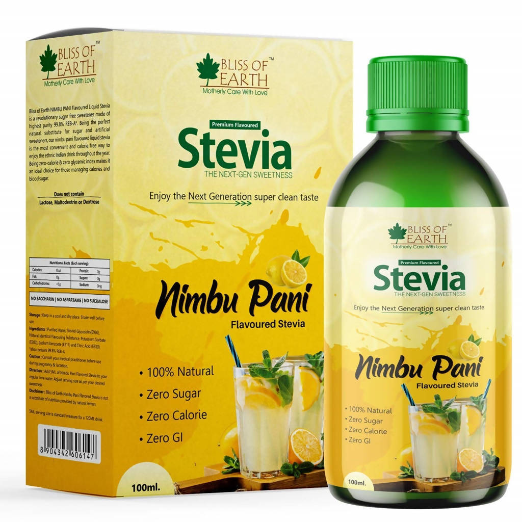 Bliss of Earth Flavour Liquid Stevia - Distacart