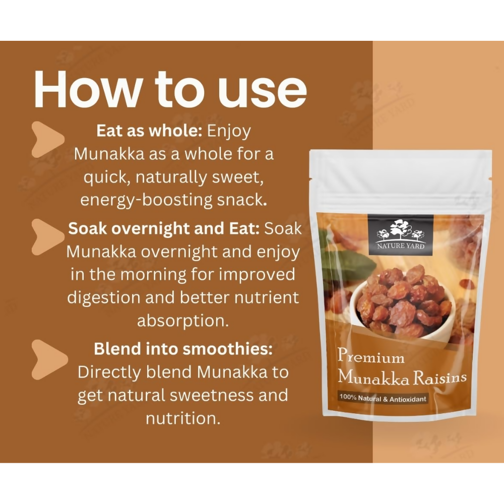 Nature Yard Premium Munakka Dry Fruits (Abjosh) Afghani Munaka Raisins Dried Fruit - Distacart