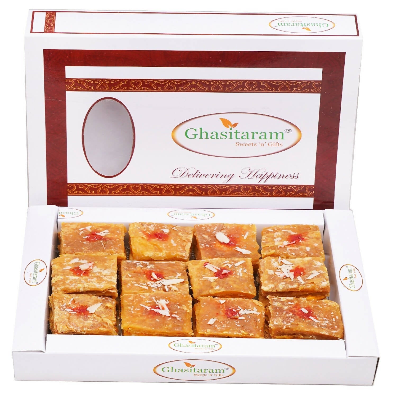 Ghasitaram Puffed Dryfruit Pastry Bites - Distacart