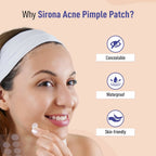 Sirona Anti Acne Pimple Patches For Face with 0.5% Salicylic Acid Invisible Facial Stickers Cover