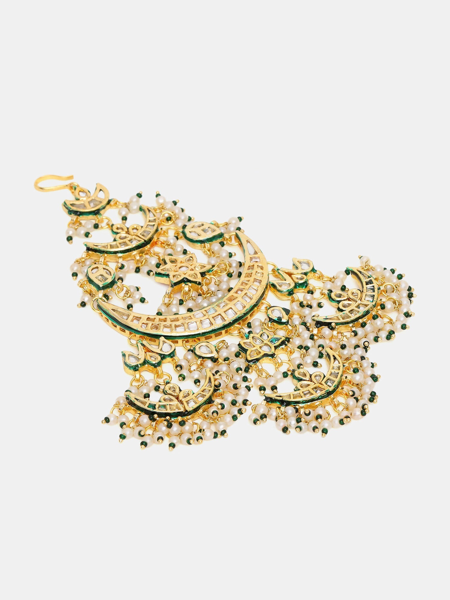 Ruby Raang 22k Gold Polished Kundan Passa - Distacart