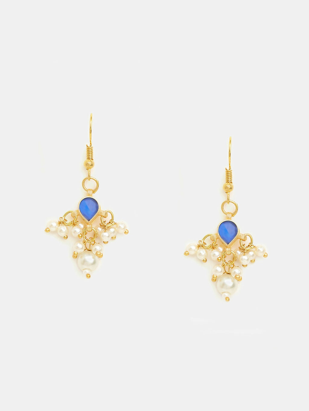 Ruby Raang Neel Noor Earrings Set - Distacart