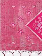 Shree Shyam Fashion Sajni Pink Linen Cotton Saree