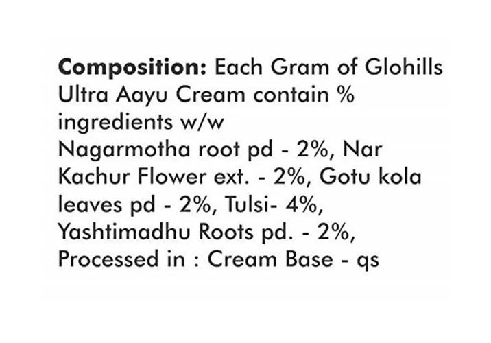 Herbal Hills Glohills Ultra Aayu Cream