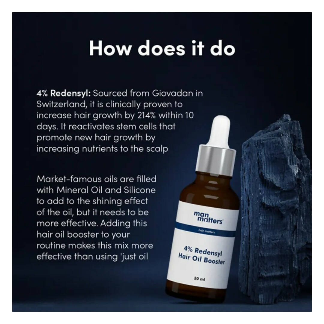 Man Matters 4% Redensyl Hair Oil Booster For Hair Growth For Men