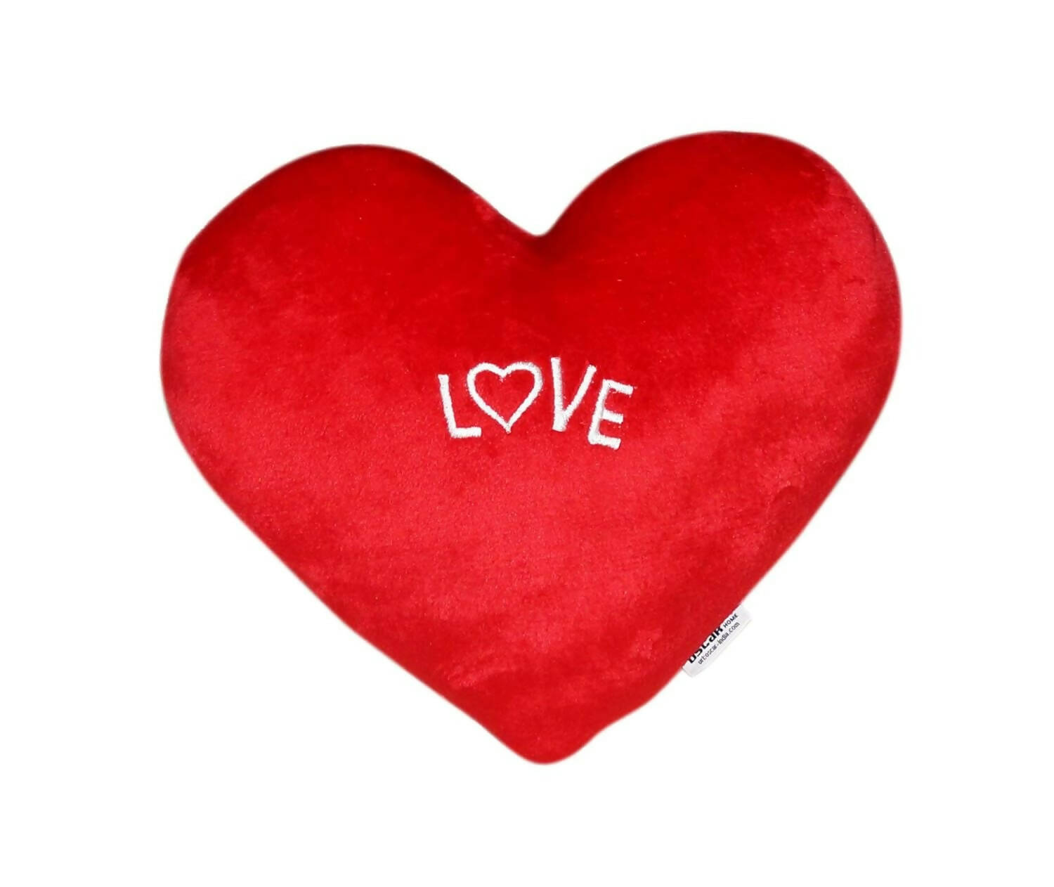Oscar Home Soft Love Heart Shape Soft Cushion Pillow Toy (Red Color)