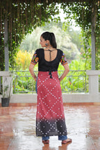 Prazu Fashion Pink Rayon Printed With Kutchi Gamthi Work Navaratri Kurti - Distacart