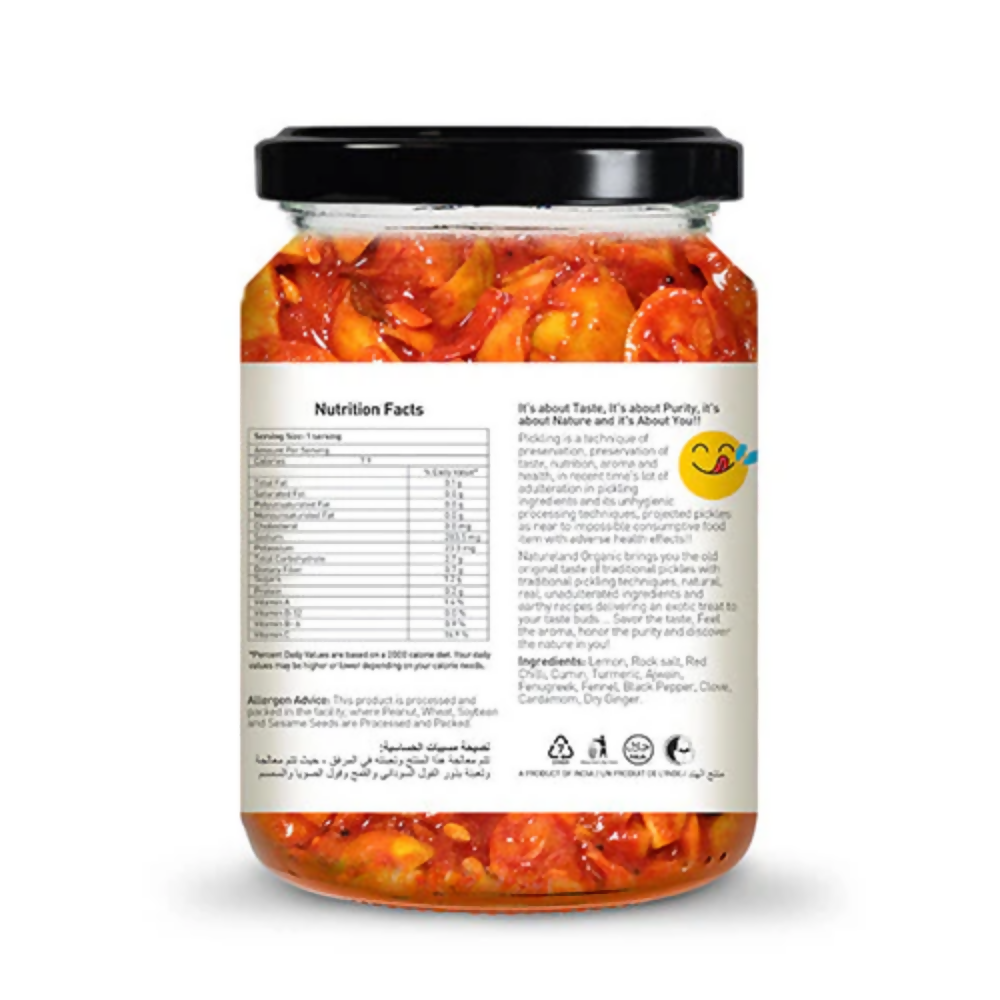 Nature Land Organics Lemon Pickle