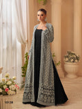 Aarshi Fashions Heavy Silks Black Long Top With Silk Shrug
