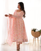 Lehenga Mart Designer Anarkali Suit for Women or Girls - Multicolor