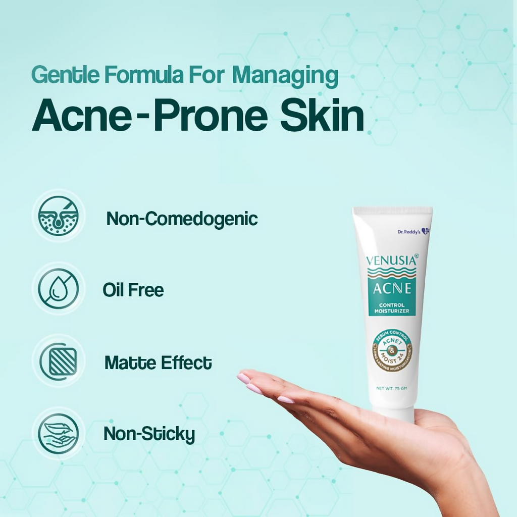 Venusia Acne Control Moisturizer For Oily & Acne Prone Skin - Distacart