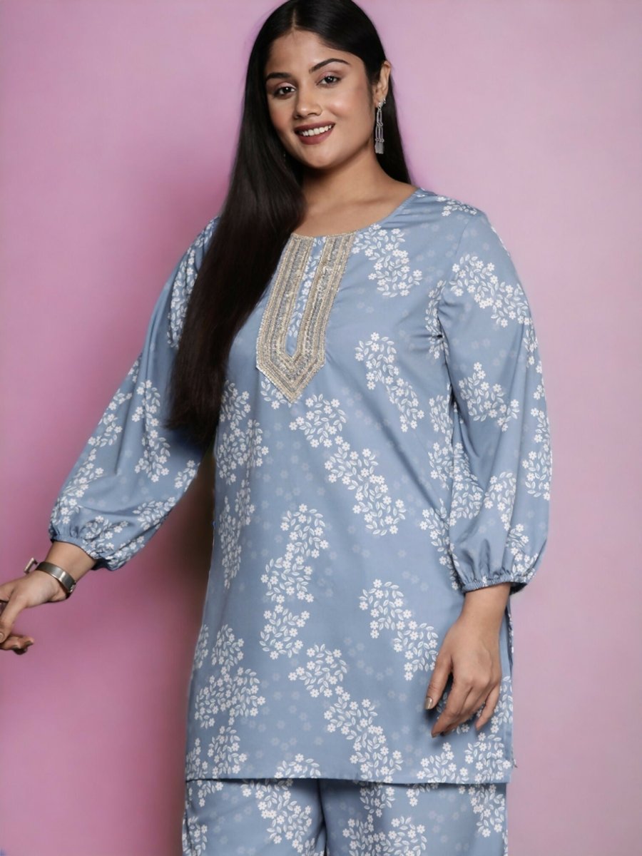 Ahalyaa Women's Traditional wear Tunic - Grey