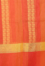 Mominos Fashion Moeza Handloom Cotton Orange Tone Dupatta - Distacart