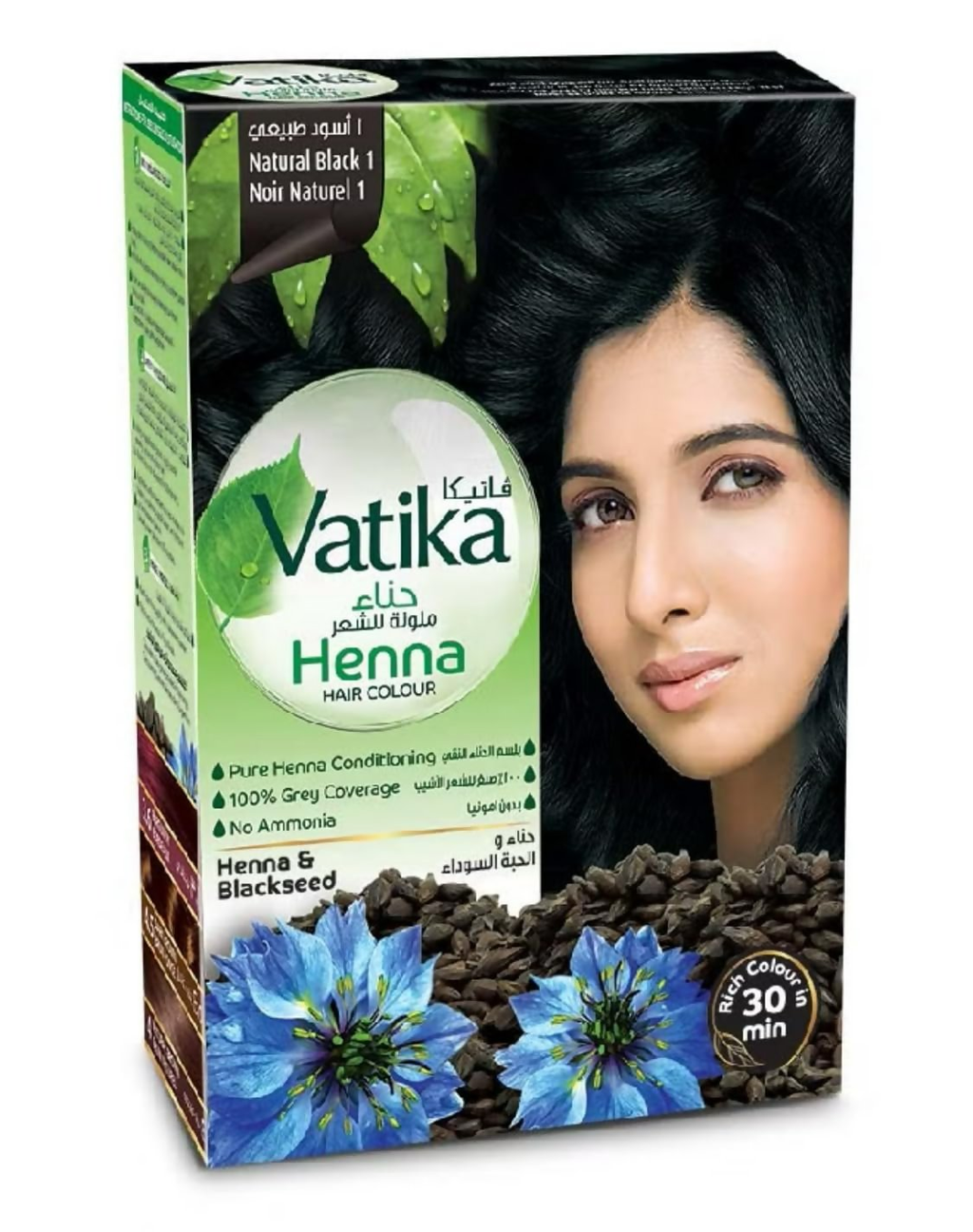 Vatika Dabur Vatika Henna Hair Colour -Jet Black