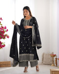 Lehenga Mart Designer Salwar Suit With Dupatta - Black