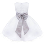 Asmaani Baby Girl's White Color Fancy Party Wear Dress (AS-DRESS-22053)