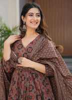 Vegaa Fashion Multi Color Muslin Digital Print Designer Salwar Suit - Distacart