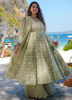 Vegaa Fashion Baby Green Pure Muslin Digital Printed Designer Salwar Suit - Distacart