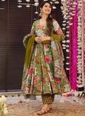 Vegaa Fashion Mehndi Muslin Digital Print Designer Salwar Suit - Distacart