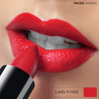 Faces Canada Creme Finish Lipstick - Lady In Red 11 - Distacart
