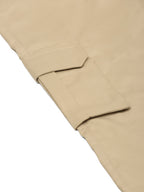 Jainish Men's Casual Cotton Solid Cargo Pants ( KGP 154 Cream ) - Distacart