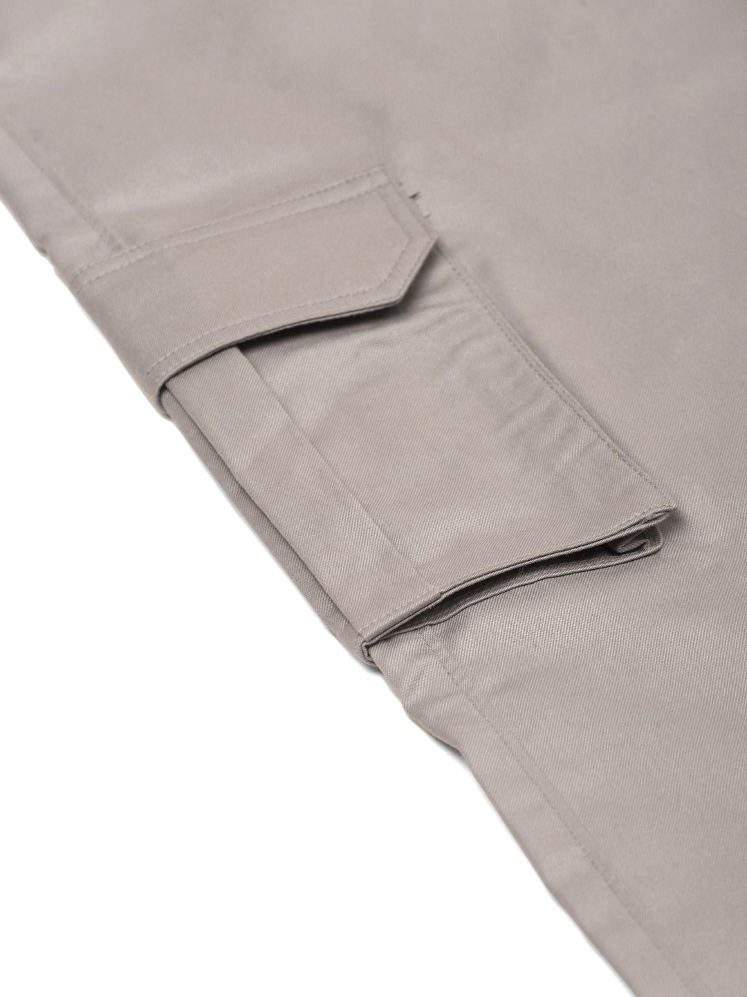 Jainish Men's Casual Cotton Solid Cargo Pants ( KGP 154 Light-Grey ) - Distacart