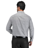RIAG Grey Men's Full Sleeves Solid Shirt - Distacart