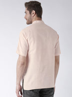RIAG Men's Beige Cotton Short Ethnic Kurta - Distacart