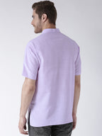 RIAG Men's Purple Cotton Short Ethnic Kurta - Distacart