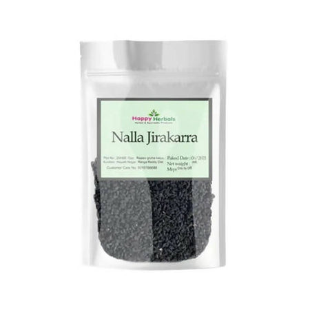 Happy Herbals Nalla Jirakarra (Black Cumin)