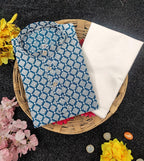 Neera Trendz Blue Cotton Thread Embroidery Kid's Kurta Pajama - Distacart