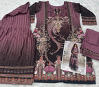 Aarshi Fashions Lilac Heavy Crepe Digital Print Full Stitched Palazzo Suits
