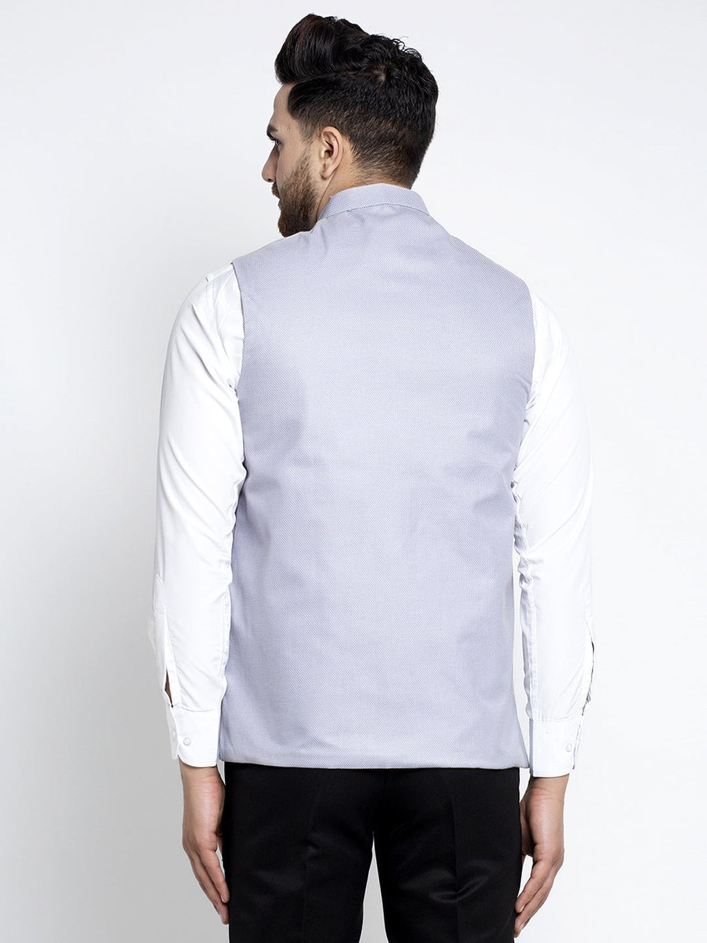 Jompers Men's Blue Nehru Jacket