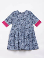 Ahalyaa Multi Crepe Printed Kids Kurta Sharara Set With Dupatta For Girls