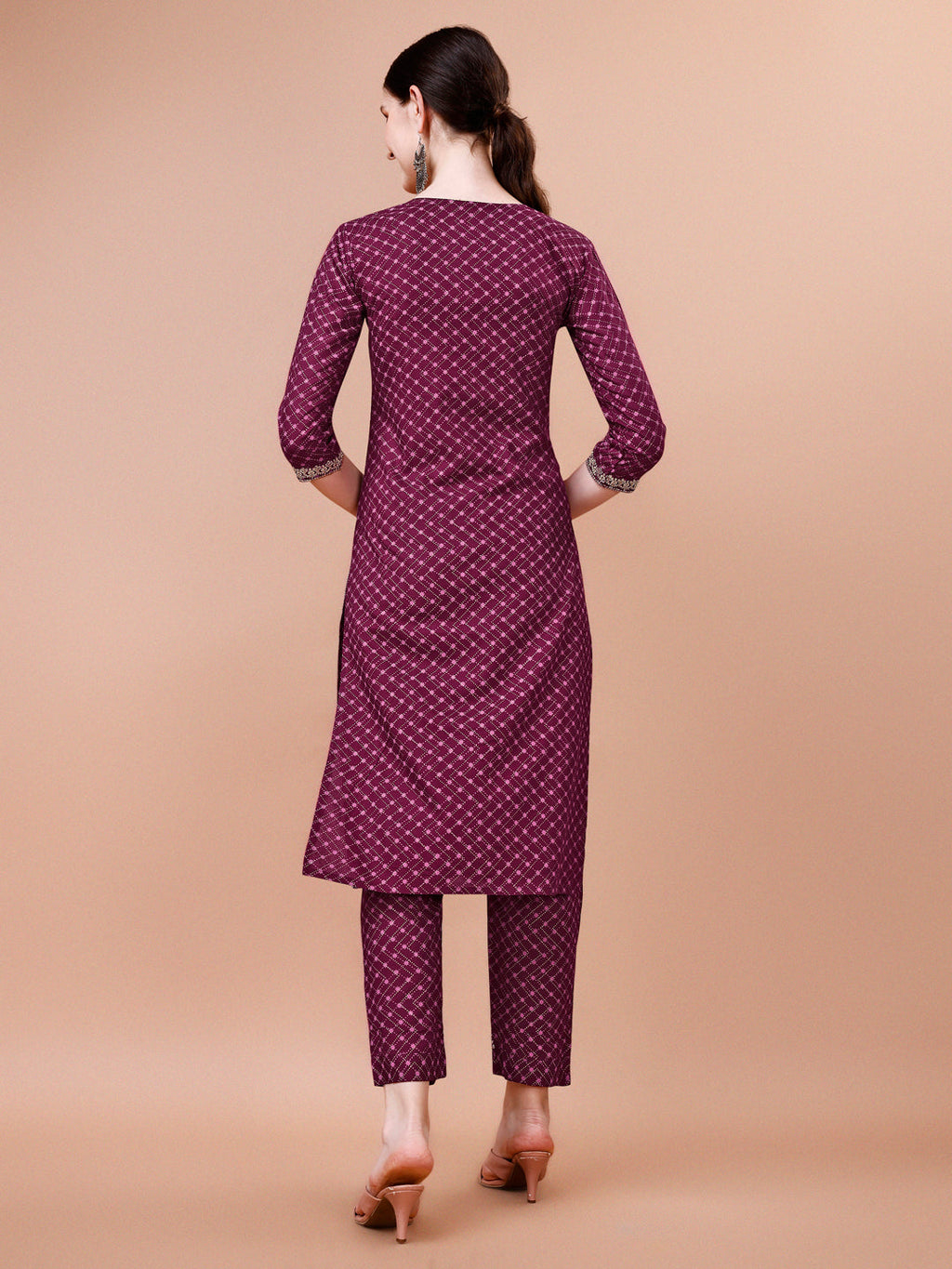 Printed & Embroidered Kurta With Pant And Dupatta Set, Multicolor - Hiral Fashion - Distacart