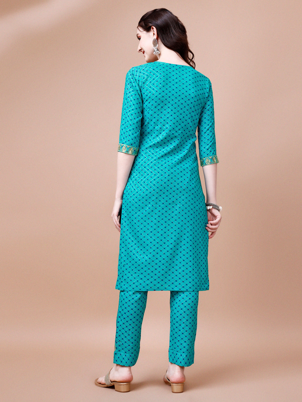 Embroidered & Quirky Printed Kurta With Pant & Dupatta, Multicolor - Hiral Fashion - Distacart