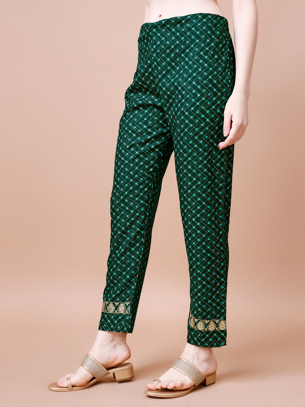 Embroidered & Quirky Printed Kurta With Pant & Dupatta, Multicolor - Hiral Fashion - Distacart