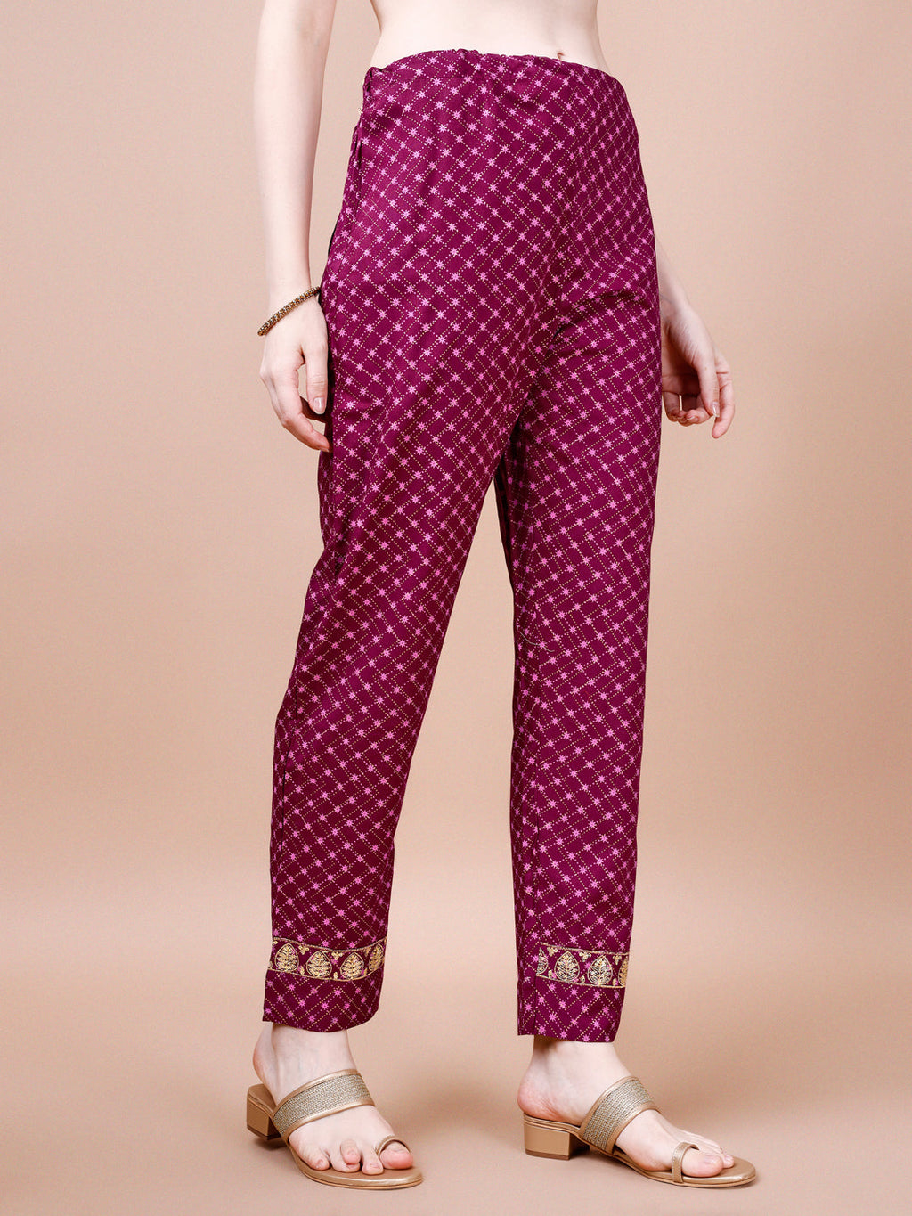 Embroidered & Quirky Printed Kurta With Pant & Dupatta, Multicolor - Hiral Fashion - Distacart