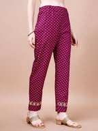 Embroidered & Quirky Printed Kurta With Pant & Dupatta, Multicolor - Hiral Fashion - Distacart