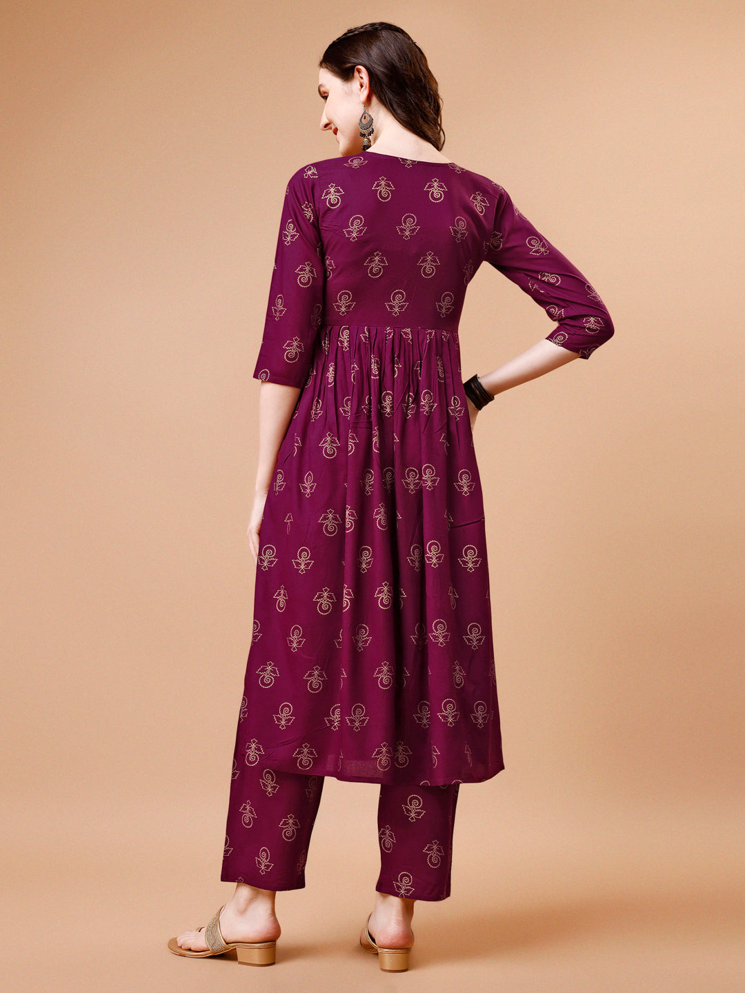 Alia Cut Embroidered & Printed Kurta With Pant & Dupatta, Multicolor - Hiral Fashion