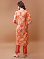 Embroidered And Floral Printed Kurta With Pant & Dupatta, Multicolor - Hiral Fashion - Distacart