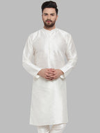 Jompers Men White Solid Kurta Only - Distacart