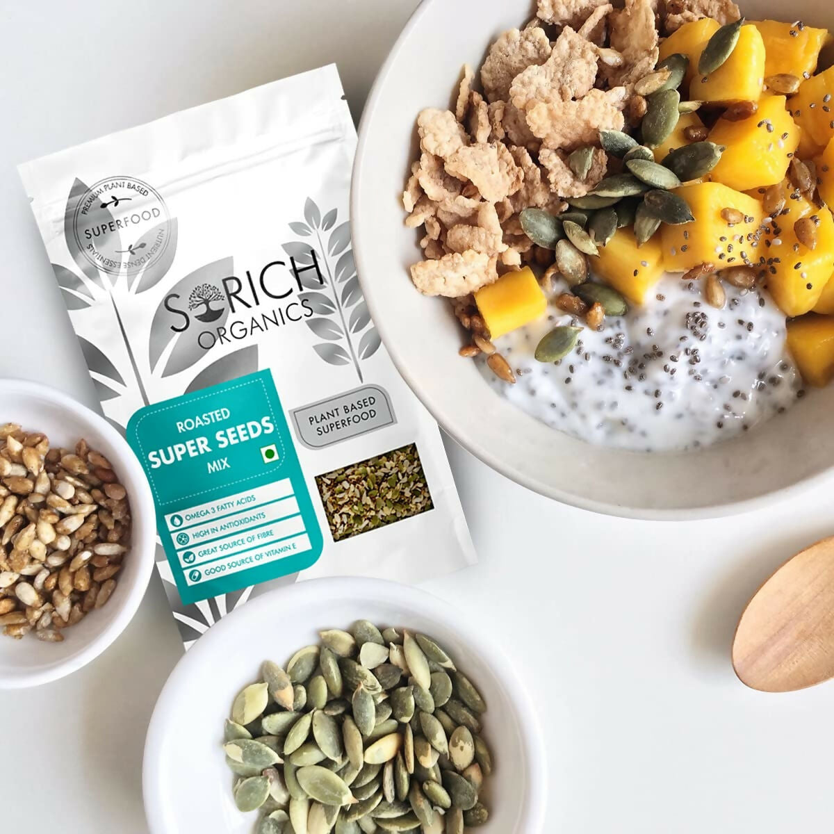 Sorich Organics Roasted Super Seed Mix - Distacart