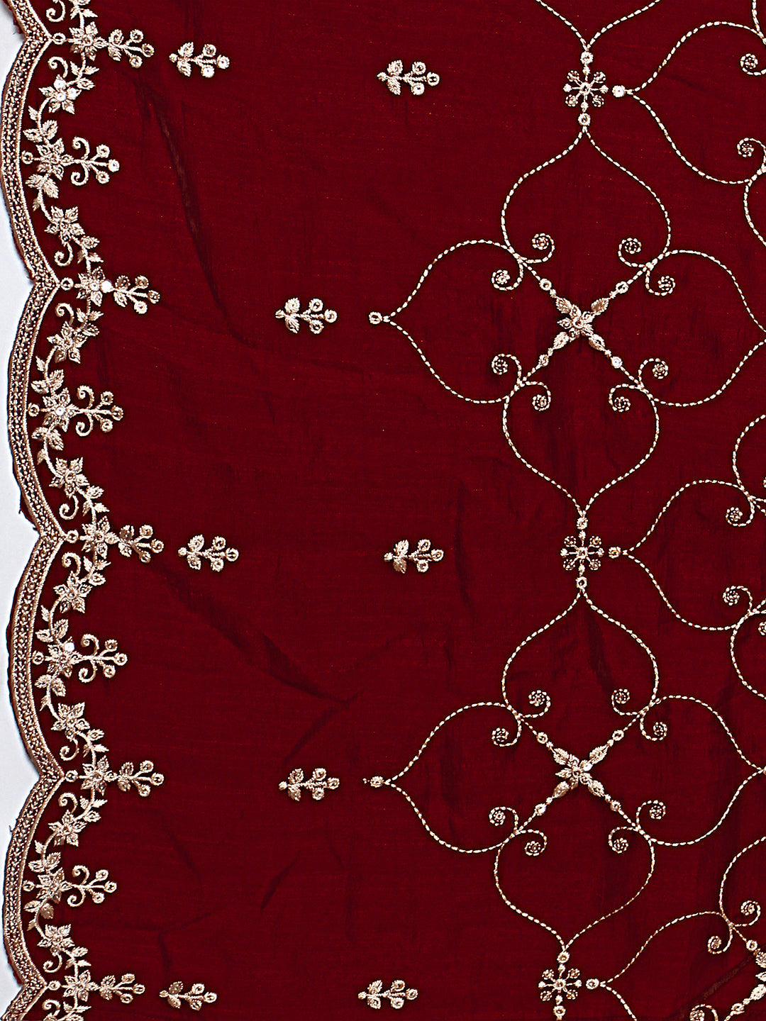 Sequinned Embroidered Kurta With Pant & Embroidered Dupatta Premium, Multicolor - Hiral Fashion