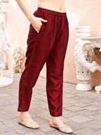 Sequinned Embroidered Kurta With Pant & Embroidered Dupatta Premium, Multicolor - Hiral Fashion