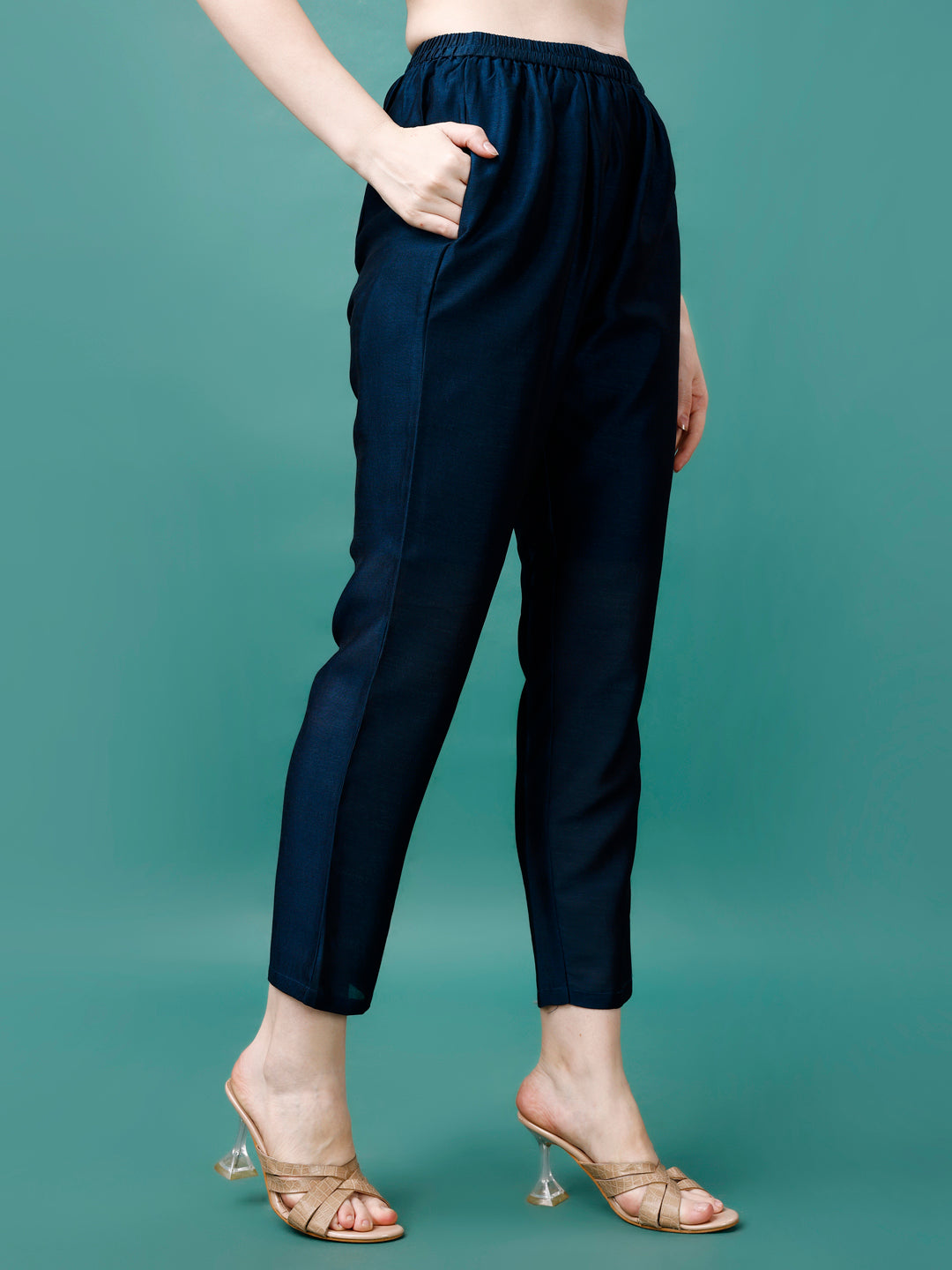 Sequined Embroidered Straight Kurta With Trousers & With Embroidered Dupatta Premium Luxury, Multicolor - Hiral Fashion