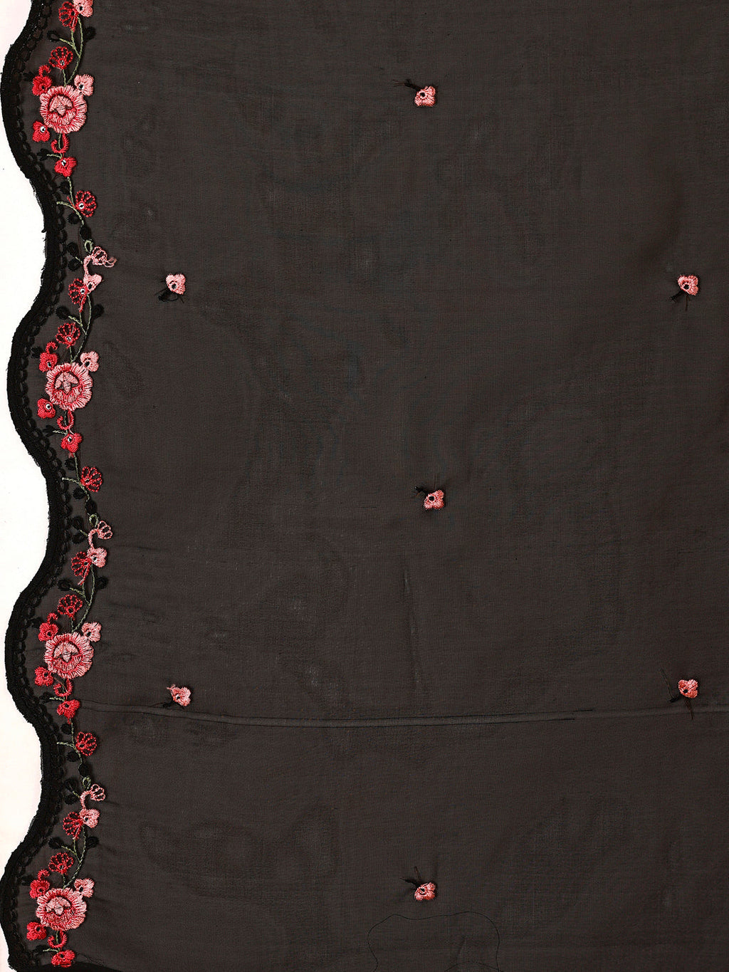 Pakistani Embroidered Kurta With Embroidered Pant & Embroidered Dupatta Premium Luxury, Multicolor - Hiral Fashion