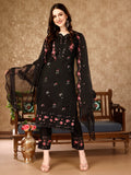 Pakistani Embroidered Kurta With Embroidered Pant & Embroidered Dupatta Premium Luxury, Multicolor - Hiral Fashion